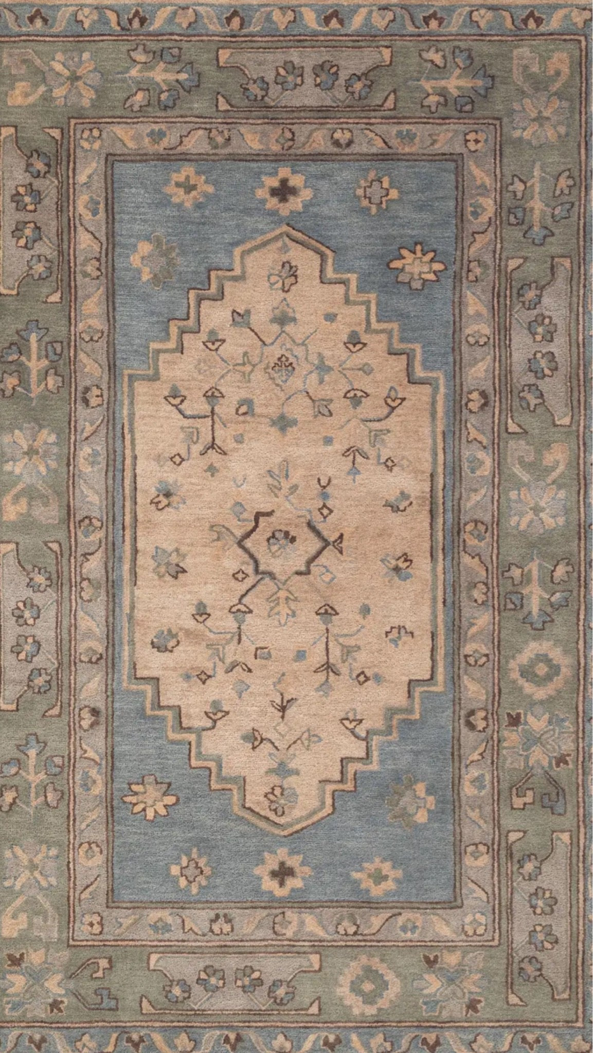 100% off wool rug and an amazing price!