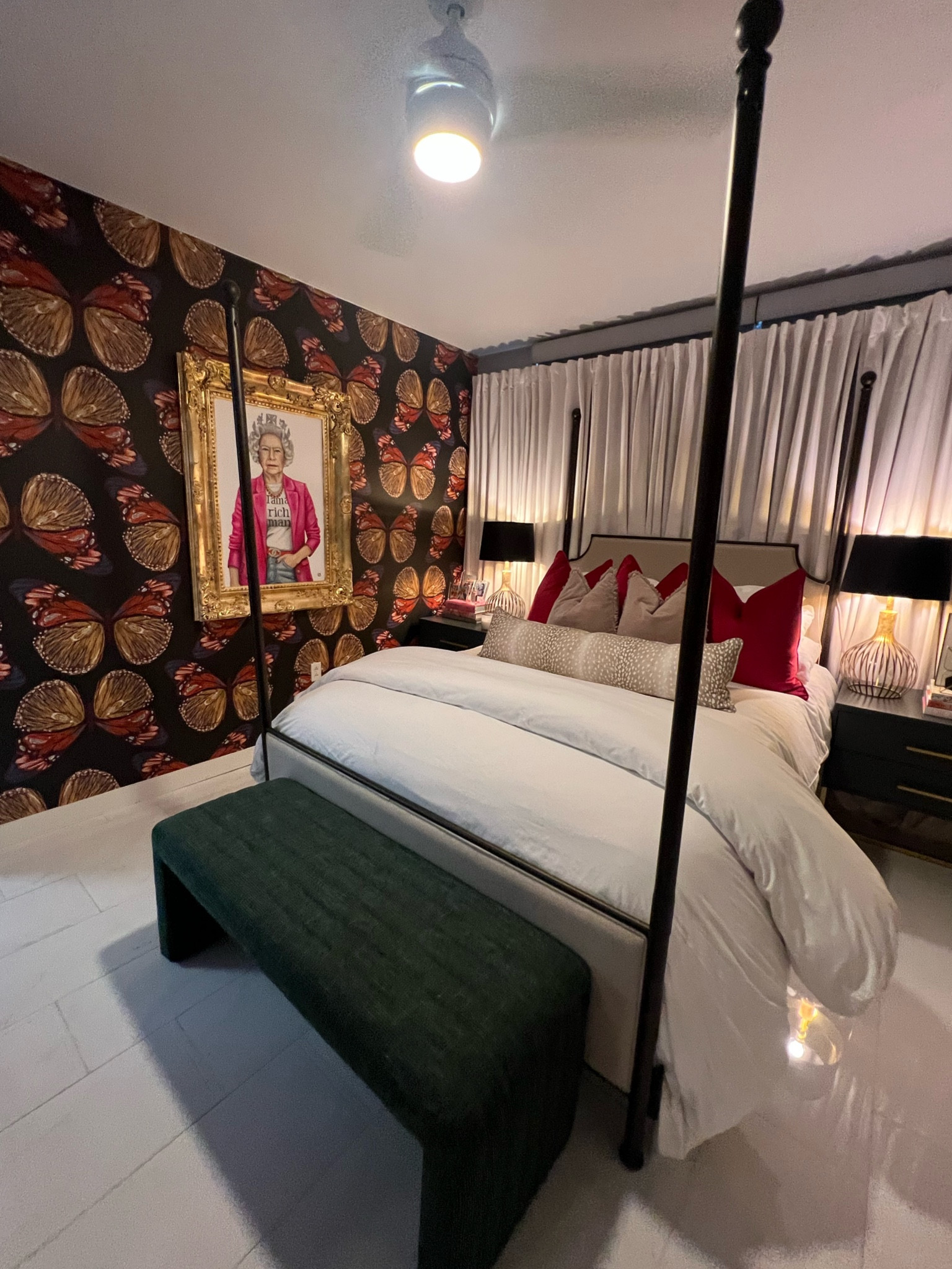 i looooove the way my bedroom turned out! wallpaper is monarch by Wall Snobs!

#LTKhome