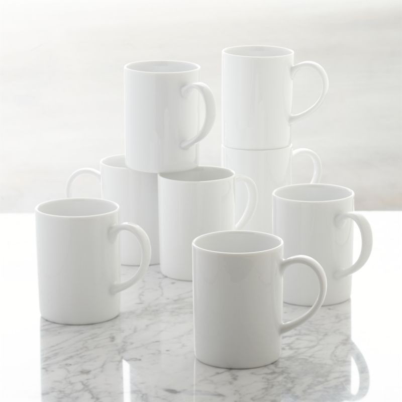 Set of 8 Aspen Mugs + Reviews | Crate and Barrel | Crate & Barrel