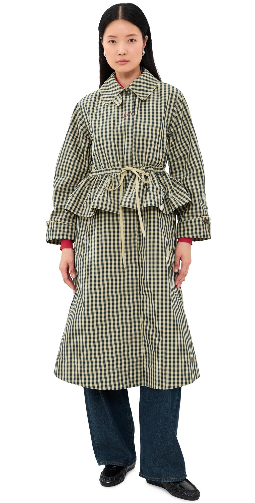 Damson Madder Myrtle Trench Coat Navy 4 | Shopbop