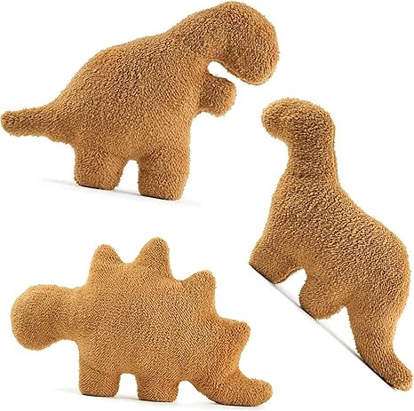 3 Packs Dino Nugget Pillow Plush, 18 inches Dinosaur Chicken Nugget Pillow Stuffed Animal Plush T... | Amazon (US)