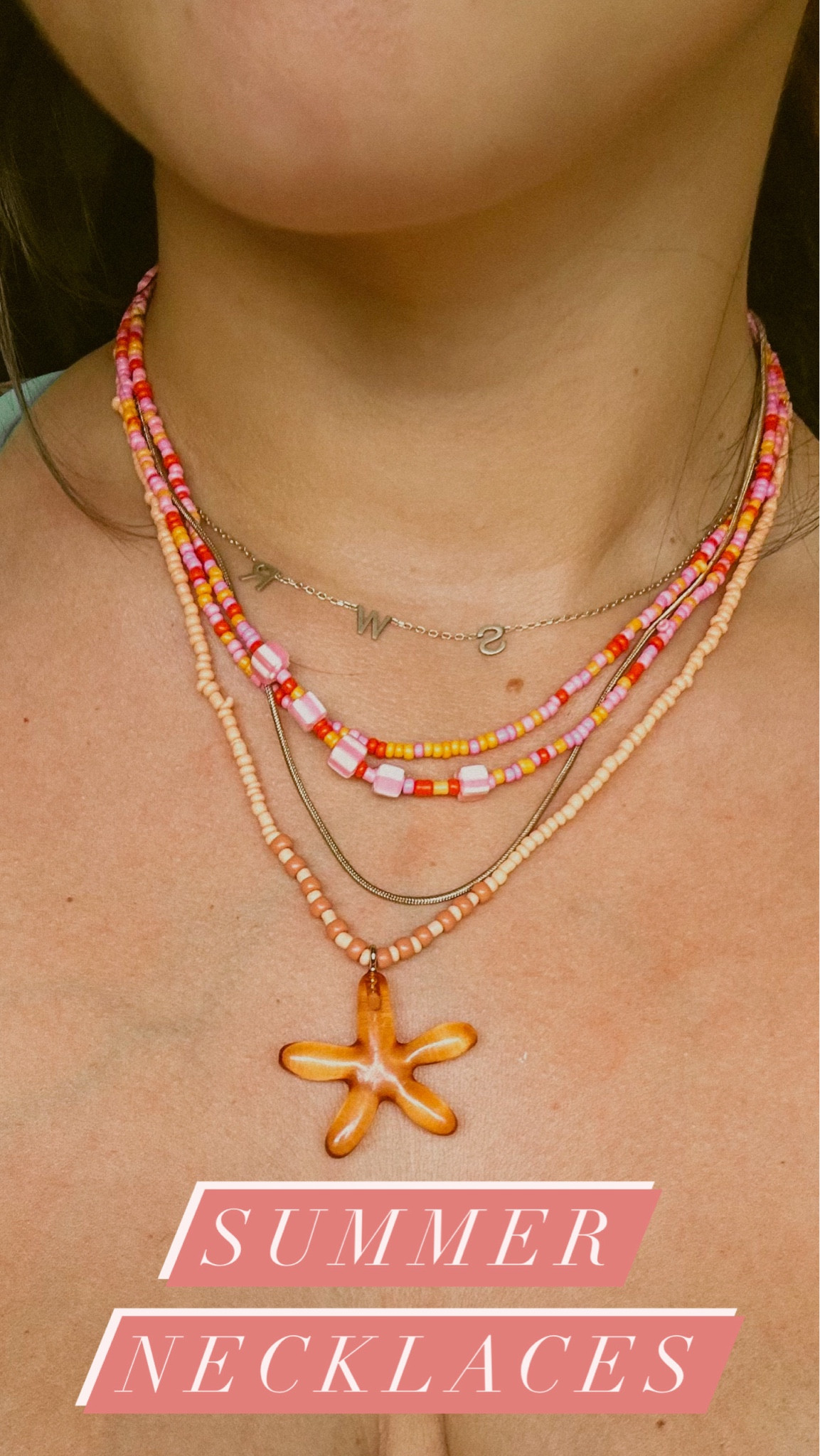 Obsessed with my summer necklaces and jewelry! They’re so fun and colorful! 🌟 

#LTKStyleTip #LTKMidsize #LTKSeasonal