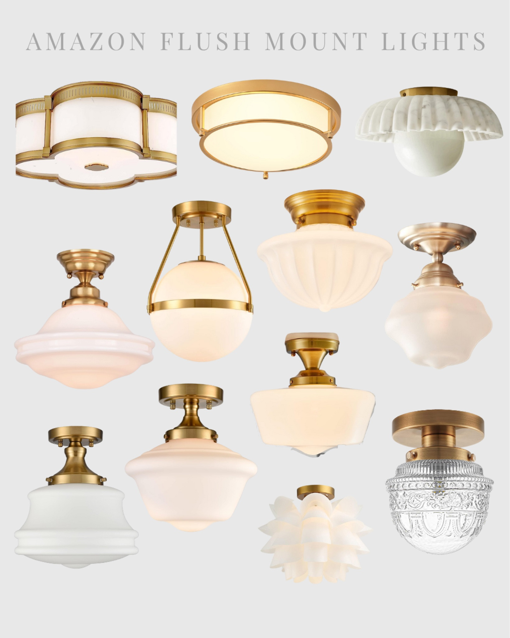 Amazon, Brass flush mount lighting 

#LTKstyletip #LTKhome #LTKFind