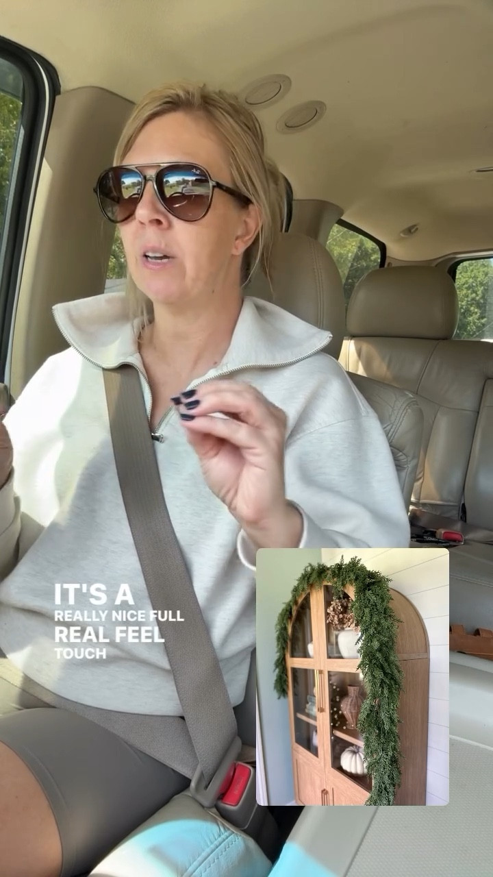 The viral My Texas House garland has restocked! This is a 9 foot cedar garland. I used it last year on my arch cabinet and it’s gorgeous! This will absolutely not last long! 

#LTKHome #LTKFindsUnder50 #LTKSeasonal