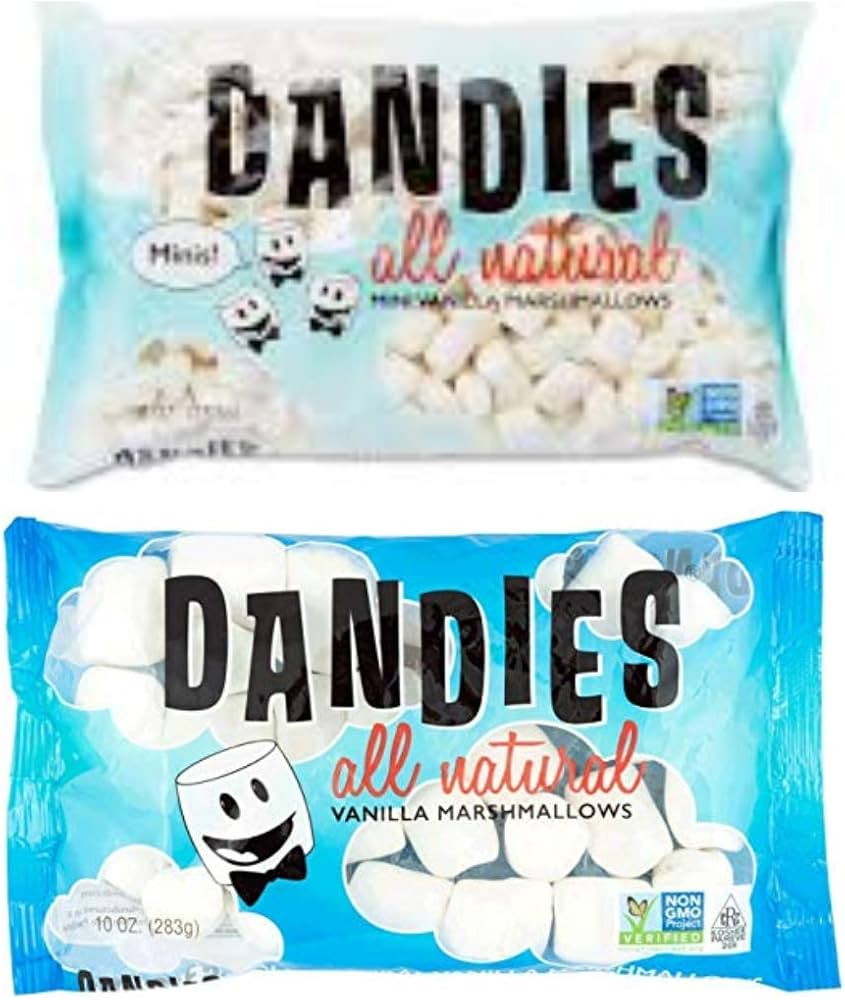 Dandies Vegan Marshmallows Regular and Minis 10 Ounce 1 of each | Amazon (US)