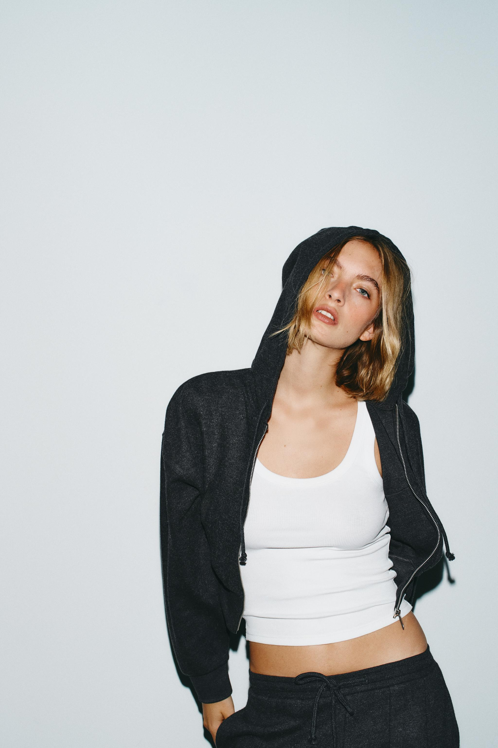 CROPPED HOODIE | Zara UK