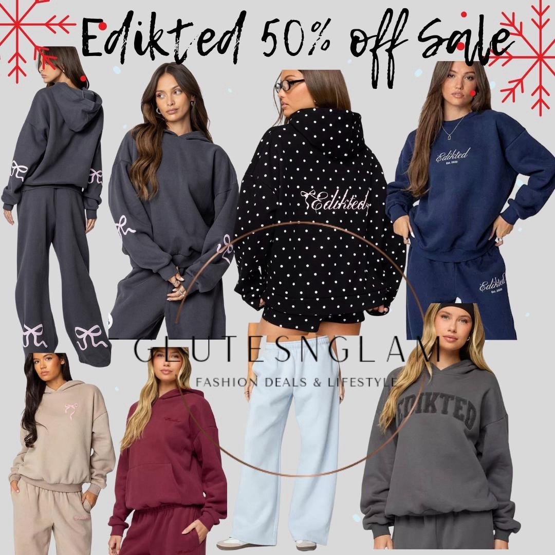 Edikted loungewear is on sale 50% off!! Comfy sweatshirts and sweatpants on sale!! If you need a last minute gift idea the teens and tweens love these sweats! Edikted sweats  

#LTKHoliday #LTKGiftGuide #LTKSeasonal