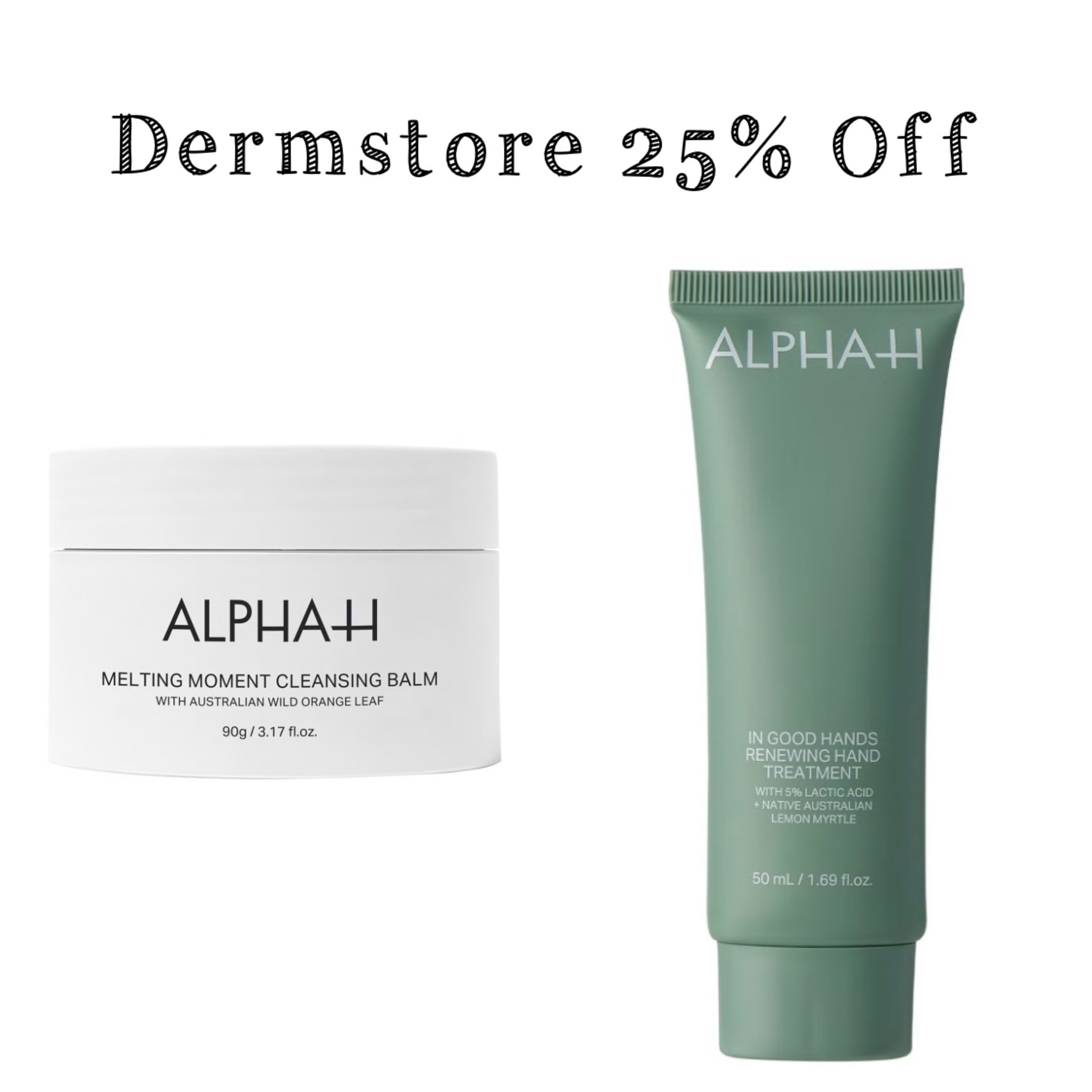 Another brand we love that’s 25% this weekend on Dermstore: Alpha H! Their cleansing balm feels so luxurious, smells both refreshing and relaxing, and does an A+ job of removing makeup, and I absolutely love their exfoliating hand cream too.

#LTKSaleAlert #LTKBeauty #LTKselfcare