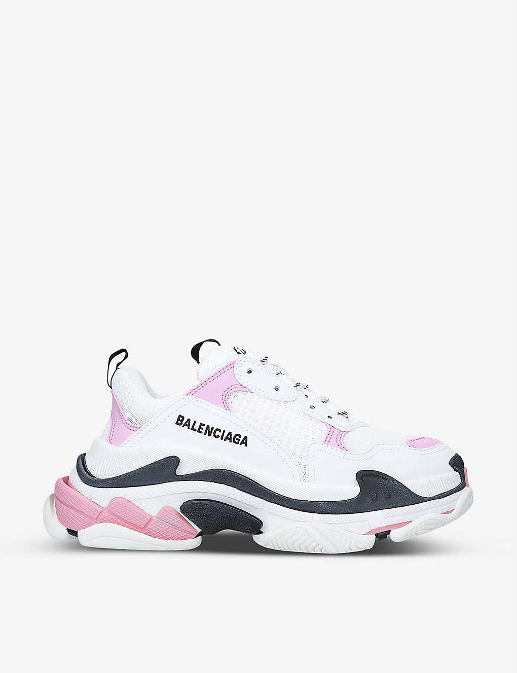 Women's Triple S leather and mesh trainers | Selfridges