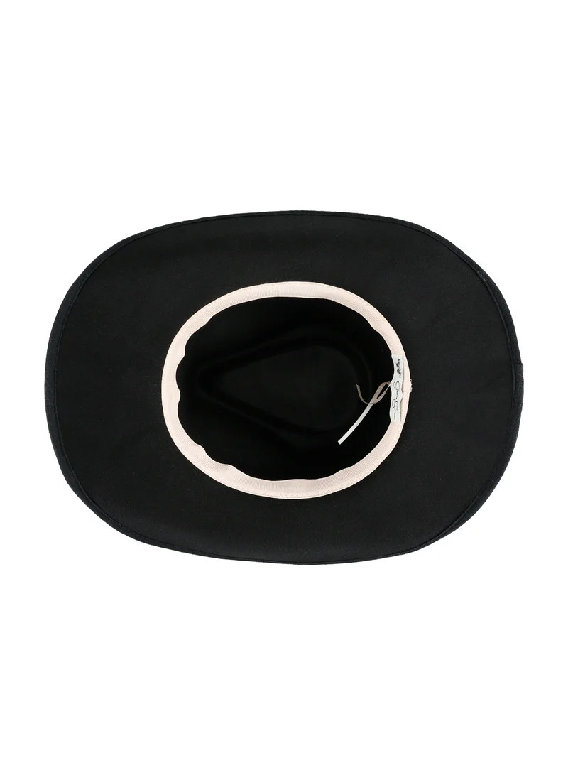 Jessica Simpson Women's Felt Macrame Trim Cowboy Hat | Walmart (US)