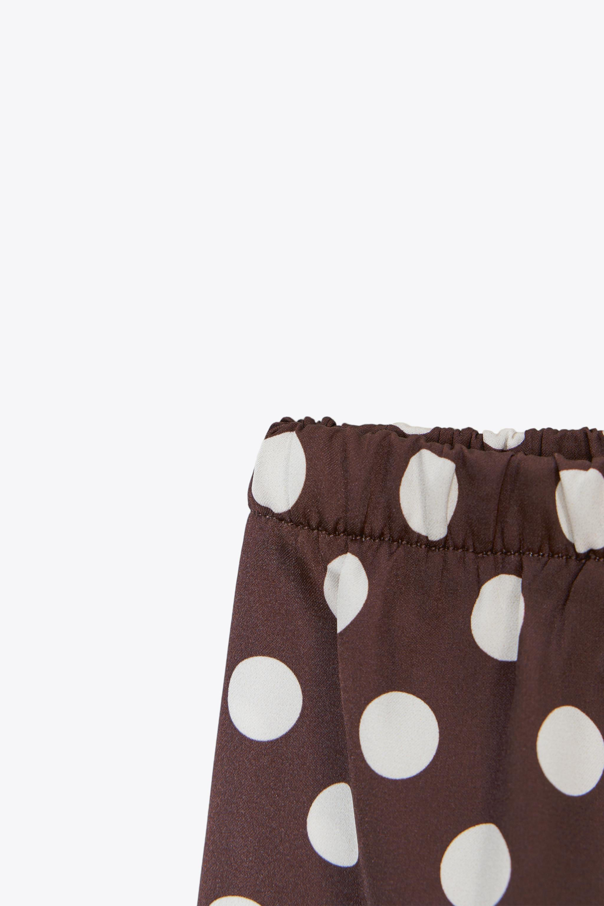 POLKA DOT MIDI SKIRT ZW COLLECTION | Zara US