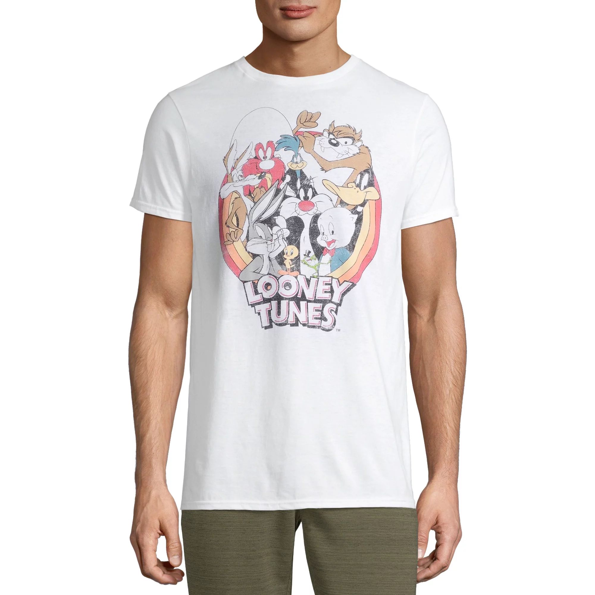 Looney Tunes Retro Men's and Big Men's Graphic T-shirt | Walmart (US)