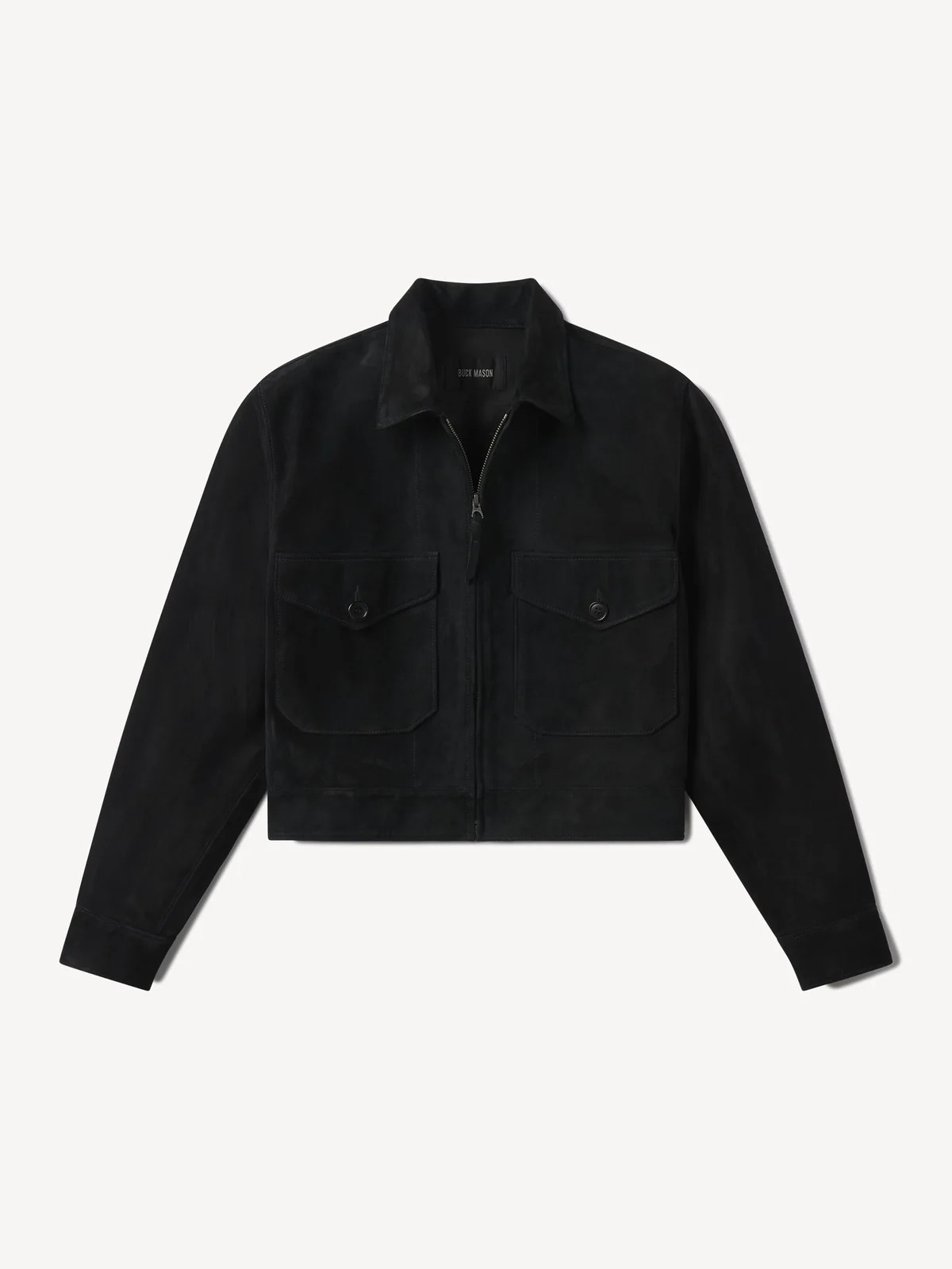 Black Mojave Suede Mechanic's Jacket - Buck Mason- Modern American Classics | Buck Mason