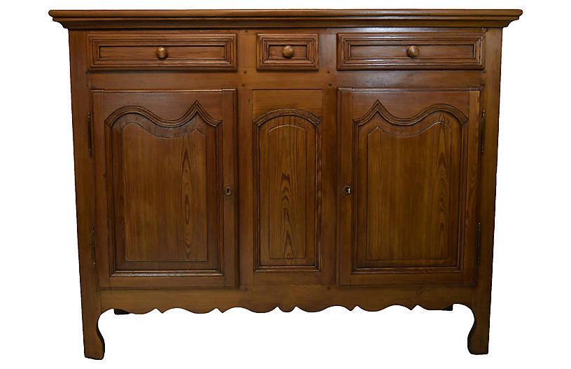 19th-C French Country Pine Buffet | One Kings Lane