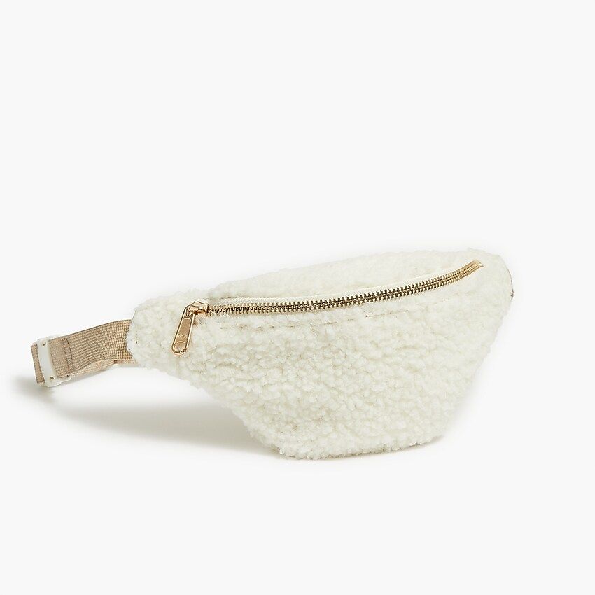 Girls' sherpa fanny pack | J.Crew Factory