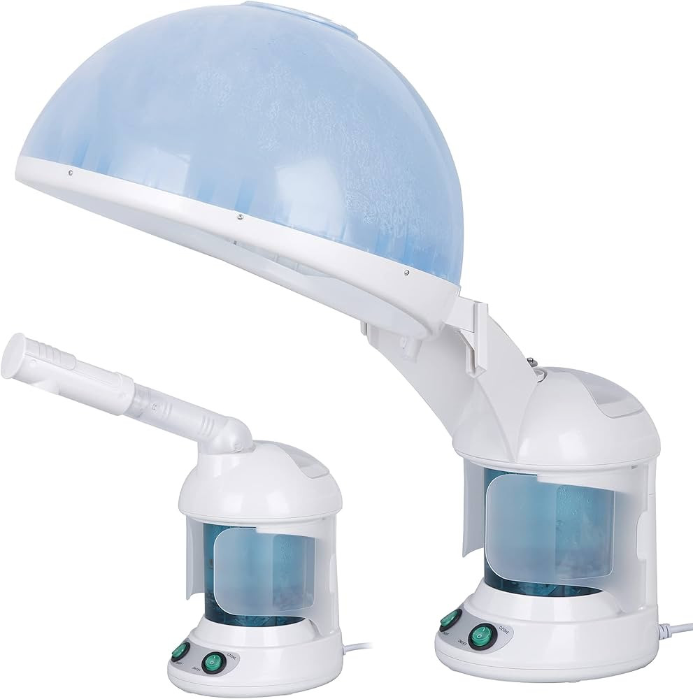 SUPER DEAL Hair Steamer PRO 3 in 1 Multifunction Ozone Facial Steamer with Bonnet Hood Attachment... | Amazon (US)