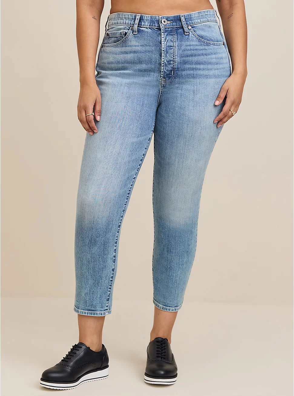 Straight Vintage Stretch High-Rise Jean | Torrid (US & Canada)