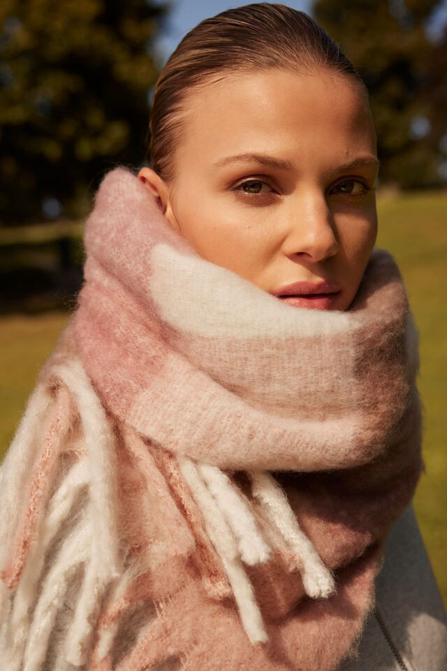 Oversized Fringe Scarf | Dynamite Clothing