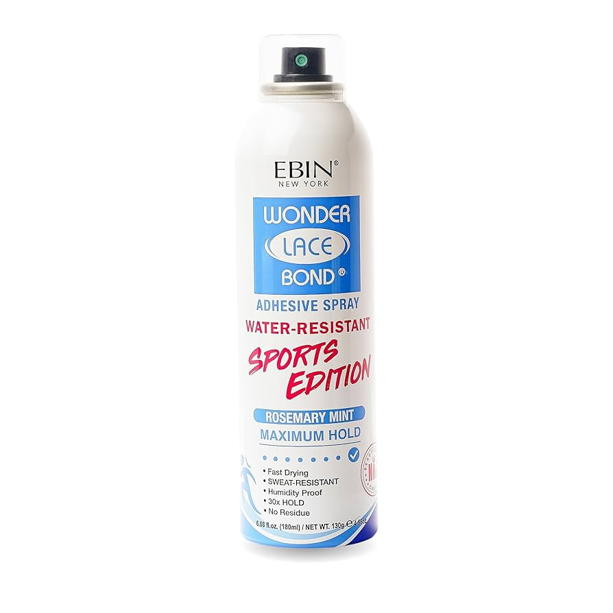 EBIN NEW YORK Wonder Lace Bond Adhesive Spray 6.08 Fl Oz Sports Edition – Strong Hold – Water... | Amazon (US)