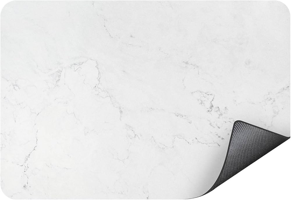 Coffee Mat, 16" x 24" Dish Drying Mat for Kitchen Counter, Quick Dry Mat, Diatomite Absorbent Aes... | Amazon (US)