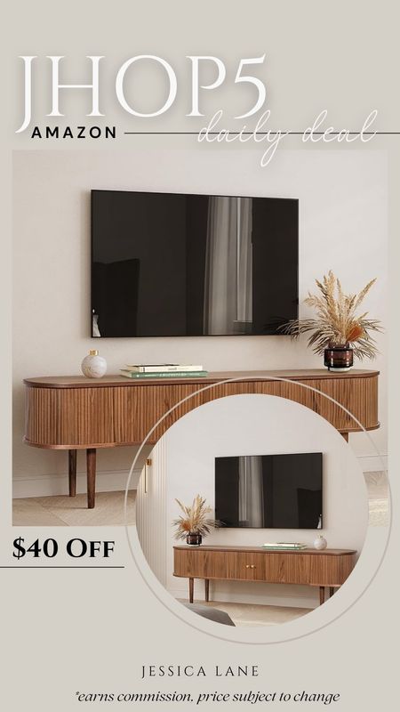 Amazon daily deal, save $40 on this gorgeous fluted TV stand. Living room furniture, TV stand, fluted TV stand, Amazon home, Amazon living room furniture, Amazon deal

#LTKhome #LTKsalealert