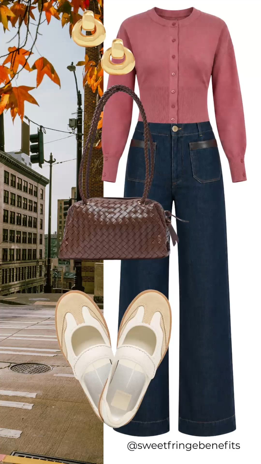 I’m a sucker for a pretty cardigan and jeans combination, and this dusty rose color makes the whole outfit feel a little softer. The wide-leg denim keeps it easy enough for everyday.

#LTKdayinmylife #LTKgrwm #LTKootd