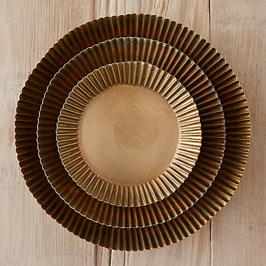Habit + Form Tart Plant Tray, Brass | Terrain
