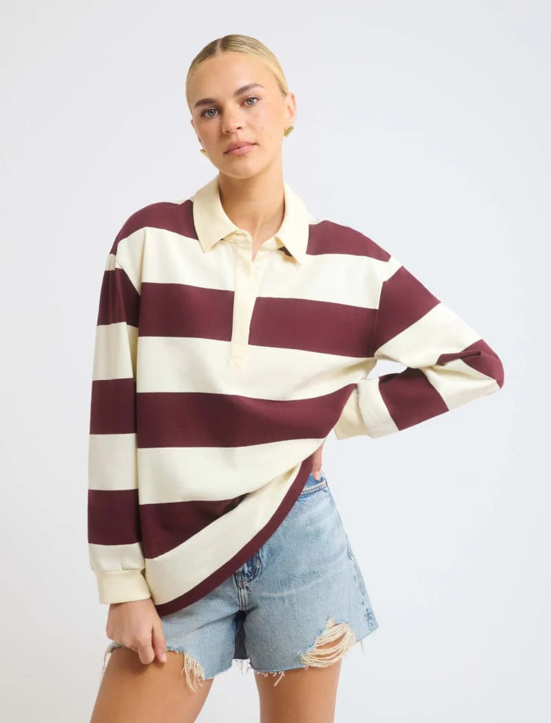 Ivy League Pullover | Harvard Stripe | Rumored