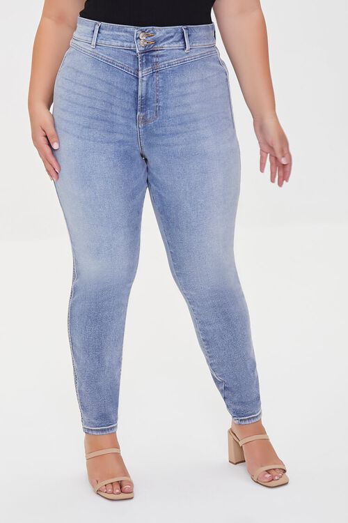 Plus Size Skinny Uplyfter Jeans | Forever 21 | Forever 21 (US)