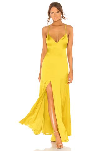 Lovers and Friends Bermuda Dress in Chartreuse Green from Revolve.com | Revolve Clothing (Global)