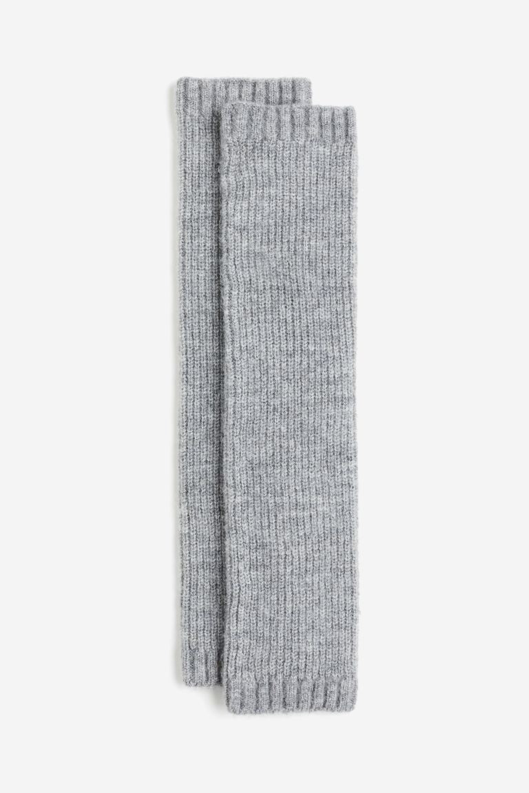 Rib-knit leg warmers | H&M (UK, MY, IN, SG, PH, TW, HK)