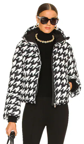 Polar Flare Jacket in Houndstooth Black & Snow White | Revolve Clothing (Global)