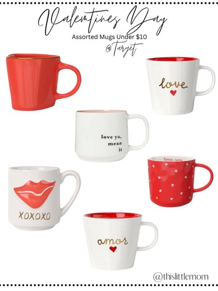 Valentines Day Coffee Mugs for under $10 ☕️💕

#LTKGiftGuide #LTKhome #LTKSeasonal
