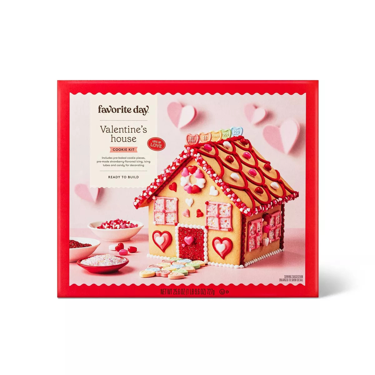 Valentine's Cookie House Kit - 23.51oz - Favorite Day™ | Target