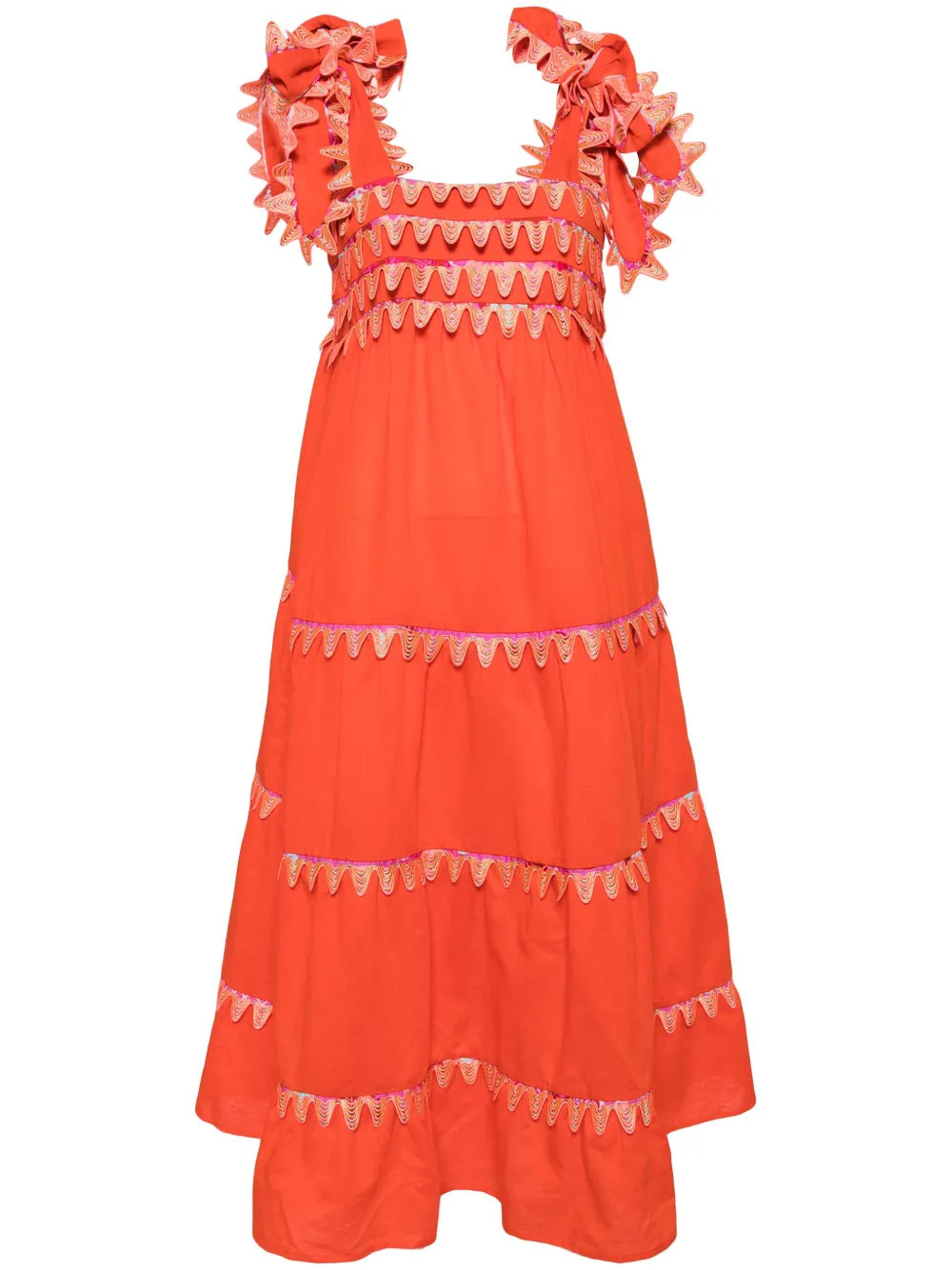 Celia B Kelly dress - Red | Farfetch Global