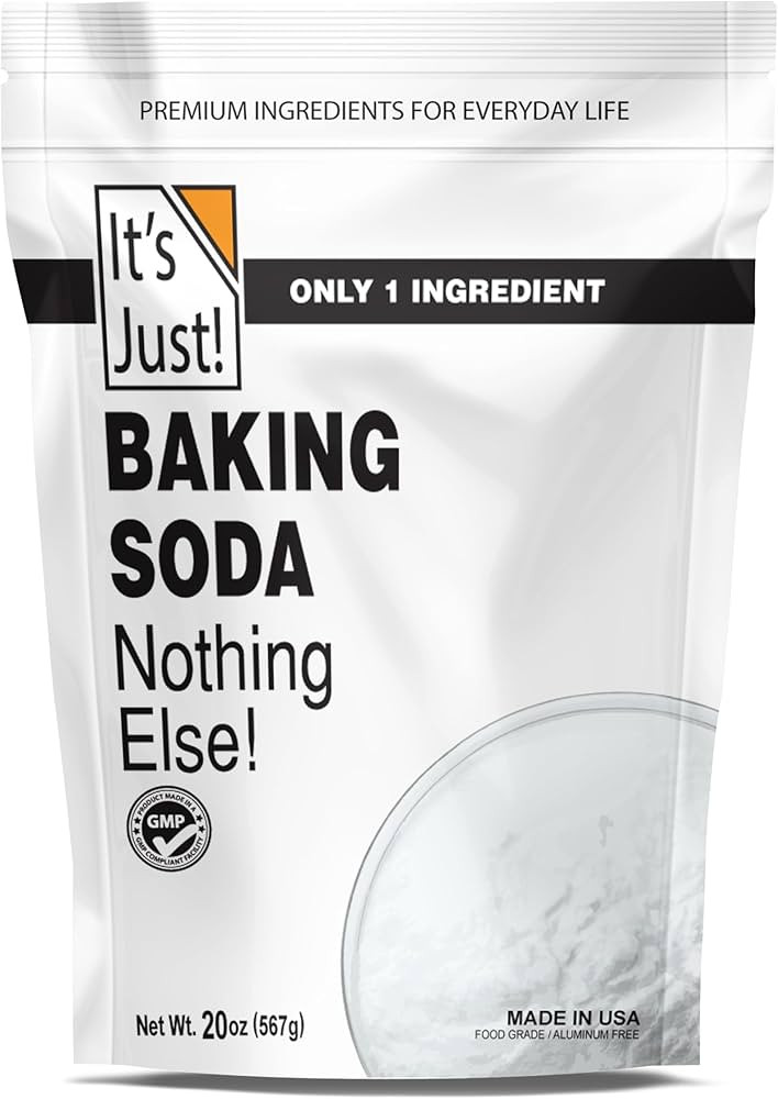 It's Just - Baking Soda, 100% Pure Sodium Bicarbonate, Food Grade, Non-GMO, Made in USA, Cooking,... | Amazon (US)