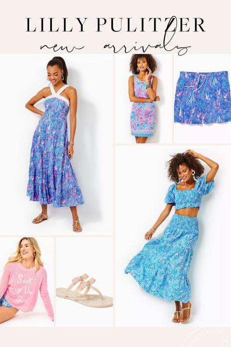 Lilly Pulitzer new summer dresses, sets, & swim trunks! 🩵 #LillyPulitzer #summerstyle #summerdress 