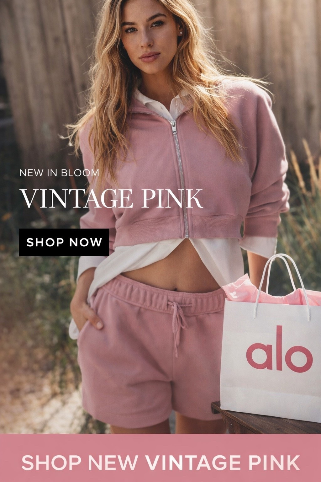 alo vintage pink 