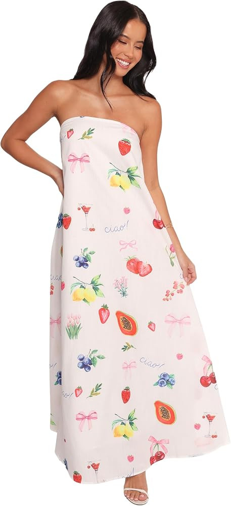 Petal & Pup Women's Soph Strapless Maxi Dress | Amazon (US)