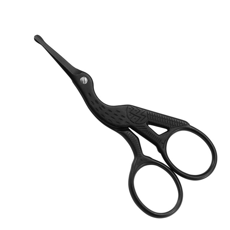 LIVINGO Nose Scissors Rounded Titanium Steel Stork Men Grooming Cutting Facial Hair 3.5 inches Bl... | Walmart (US)