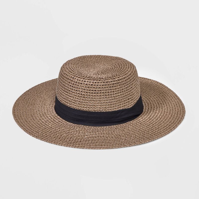 Women's Floppy Straw Boater Hat - A New Day™ | Target