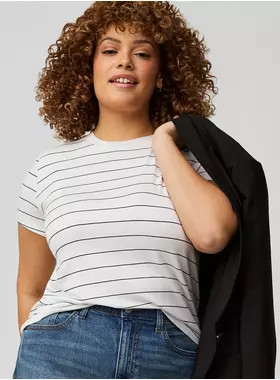 Perfect Super Soft Crew Tee | Torrid (US & Canada)