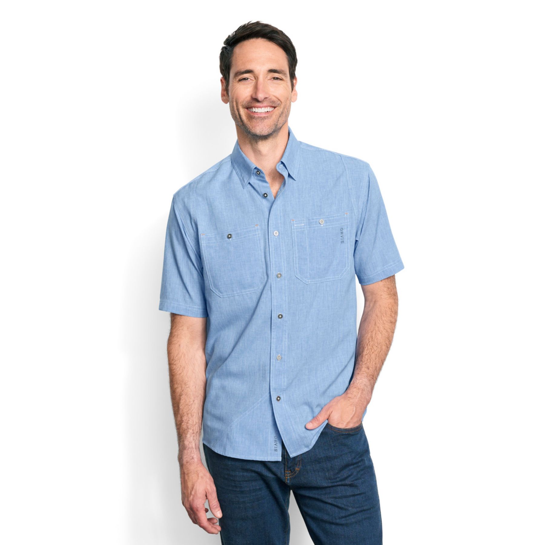 Tech Chambray Short-Sleeved Work Shirt | Orvis (US)
