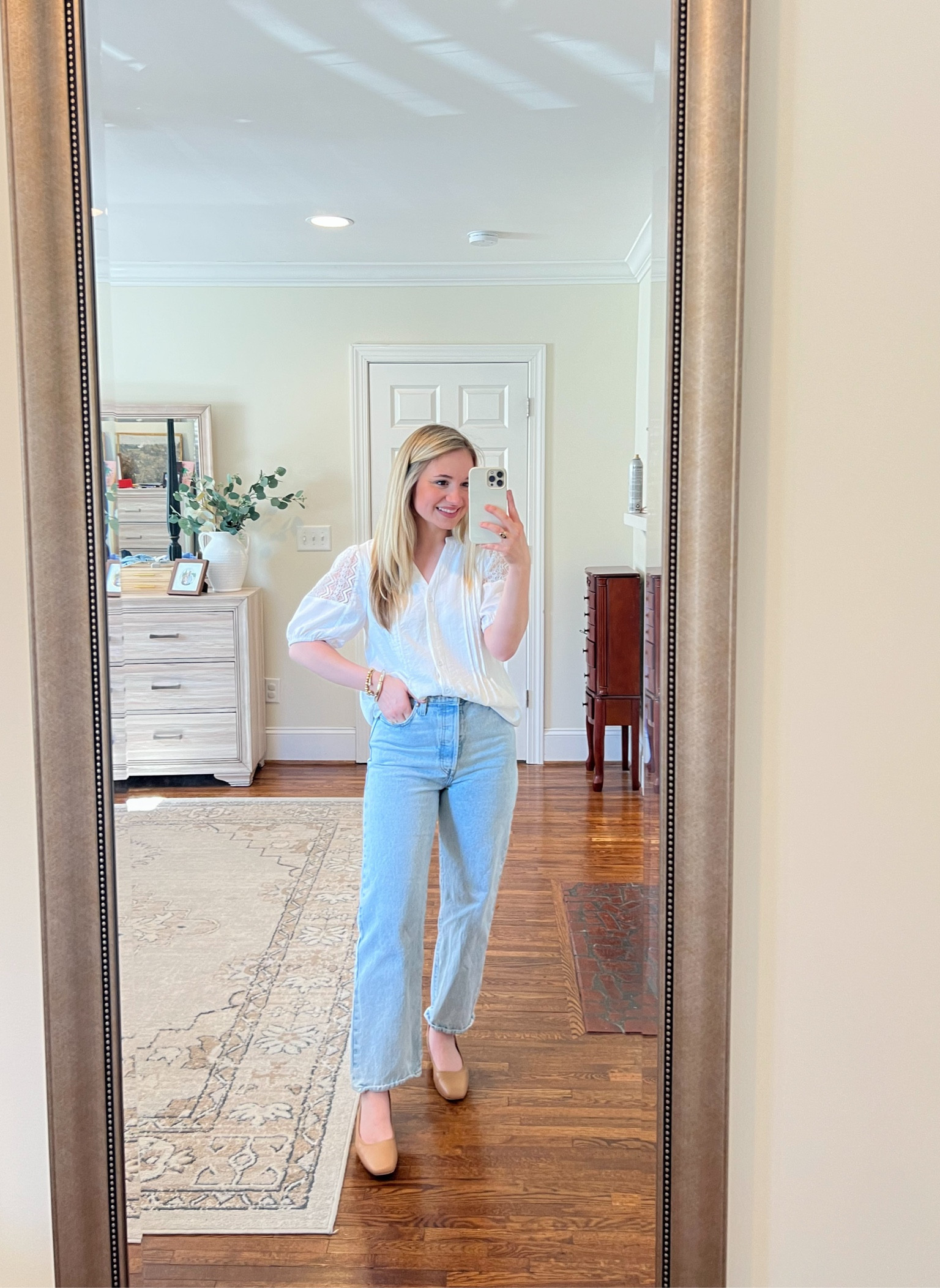 This linen blouse is a closet staple for spring and summer - love the fit and how it doesn’t wrinkle easily! Available in other colors too!

#LTKFindsUnder50 #LTKSeasonal #LTKMostLoved