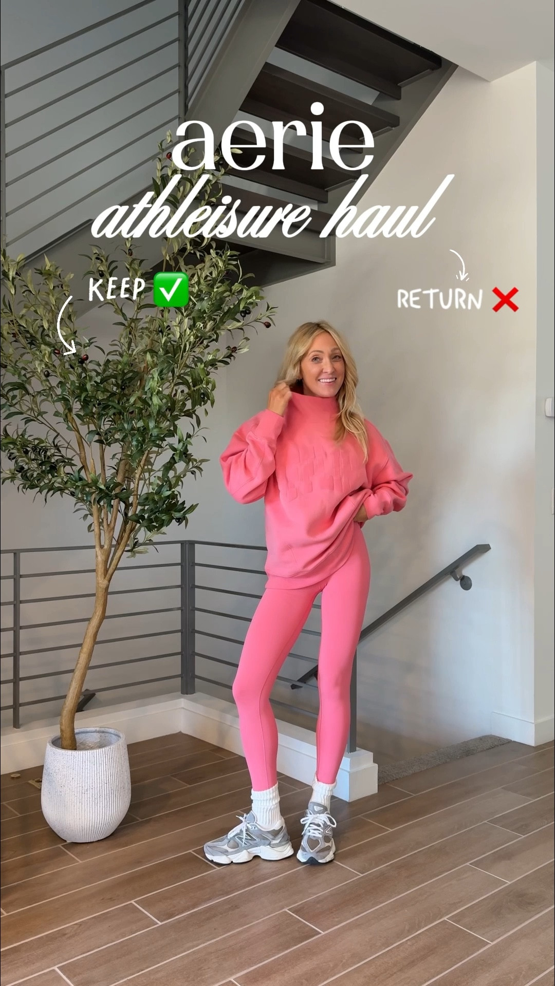 Obsessed with all these new aerie athleisure finds!!! Wearing S in leggings (I sized up) and tops I sized up to M! 

#LTKFindsUnder100 #LTKActive #LTKFindsUnder50