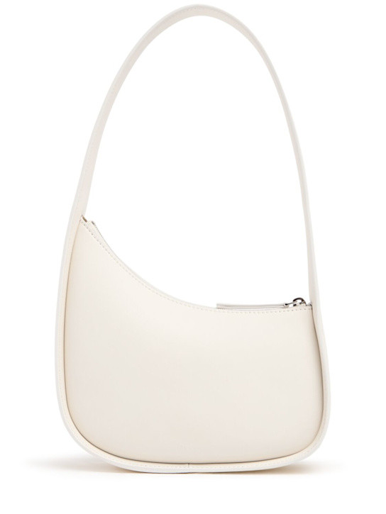 Half Moon smooth leather shoulder bag | Luisaviaroma