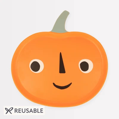 Reusable Jack O' Lantern Plate | Meri Meri