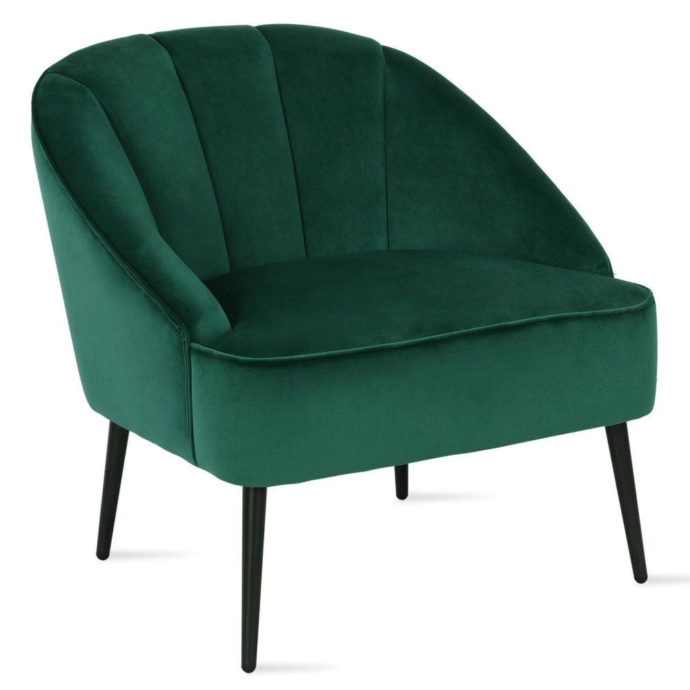 Geneva Channel Back Accent Chair Green - Dorel Living | Target