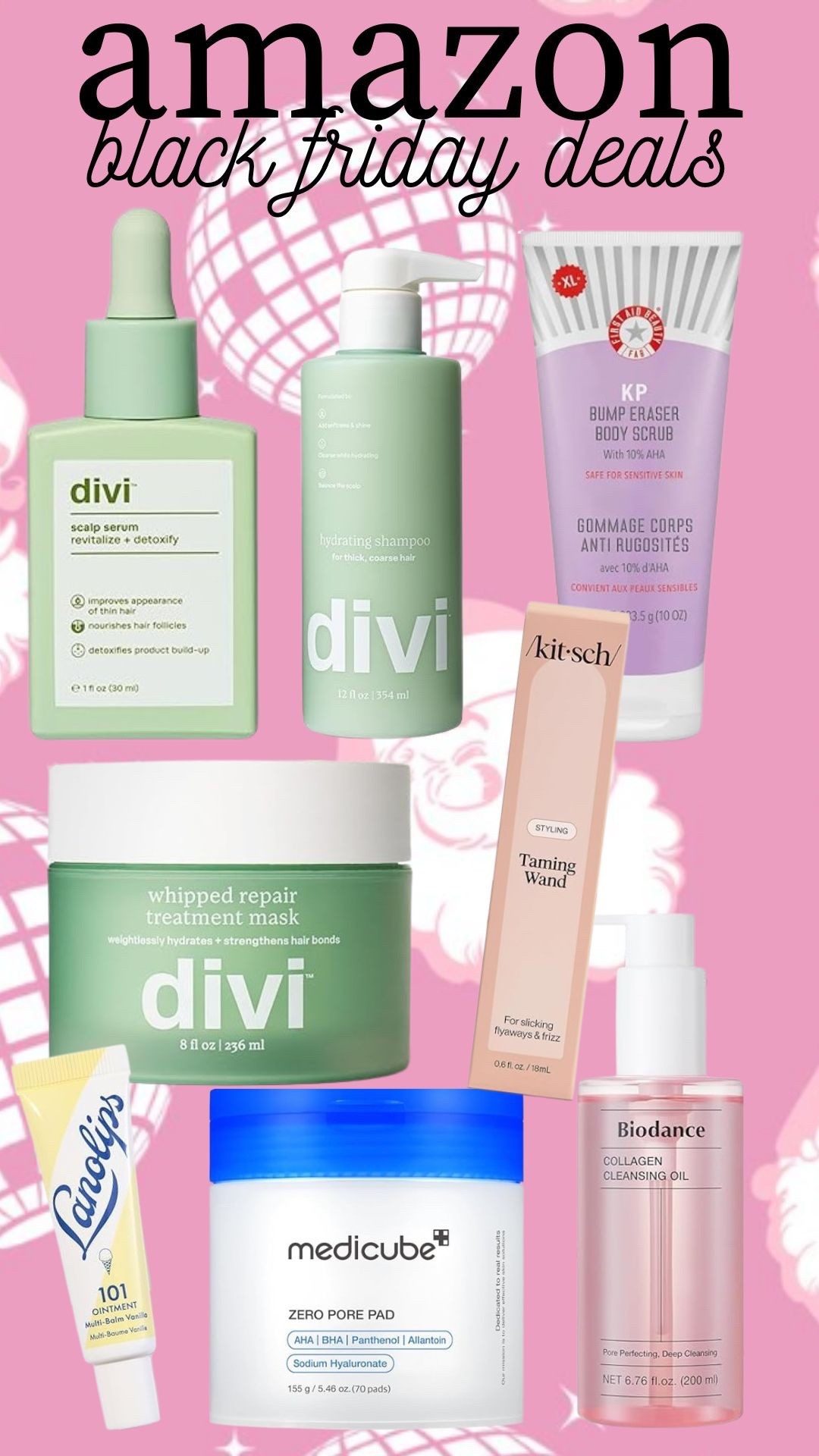 Amazing Black Friday Beauty Deals

Divi l First Aid Beauty l Medicube l Kitsch l Lanolips

#LTKCyberWeek #LTKHoliday #LTKSaleAlert