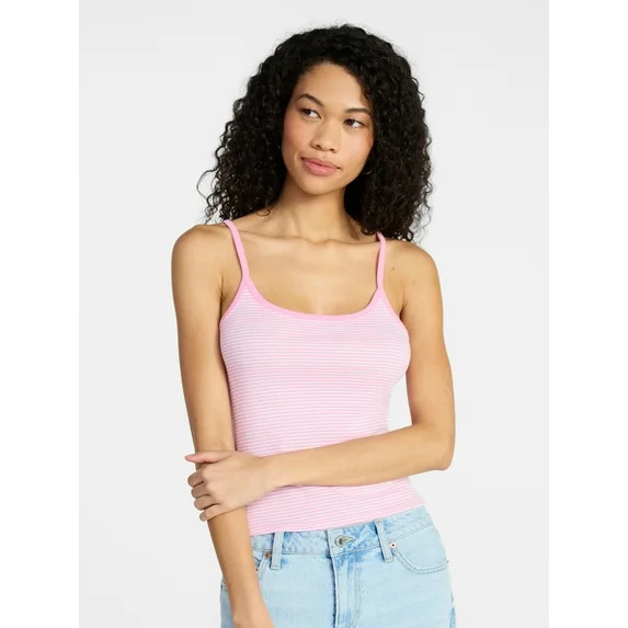 No Boundaries Scoop Cami, Women's XXS-XXL | Walmart (US)